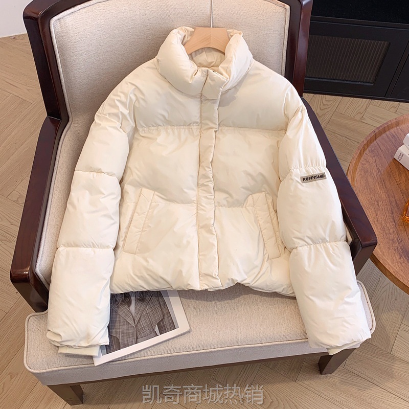 2024年新款冬季棉衣立领女士棉服短款棉袄潮流保暖韩版面包服外套