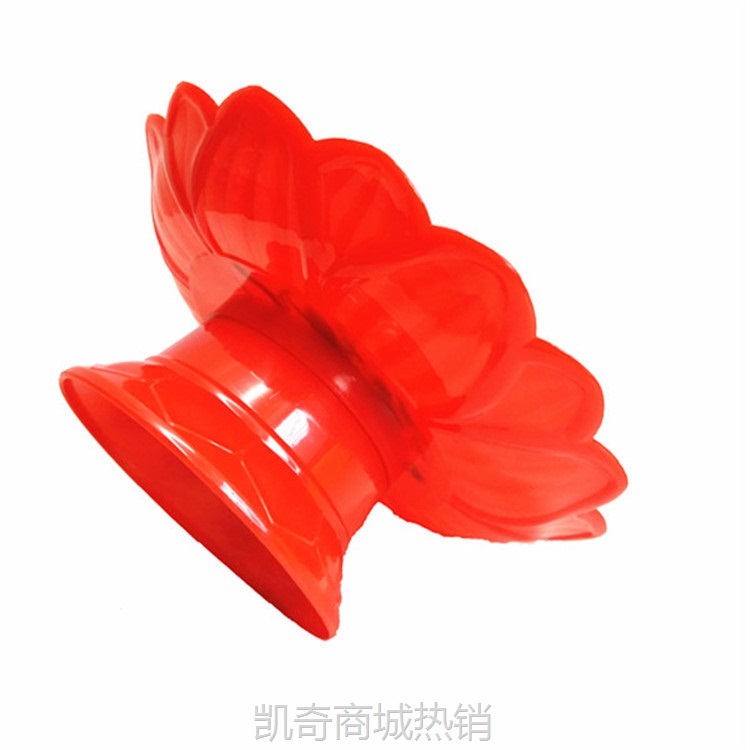 厂家批发 拜神用品家用供盘水果盘小号20#红色莲花盘鸳鸯婚礼果盘