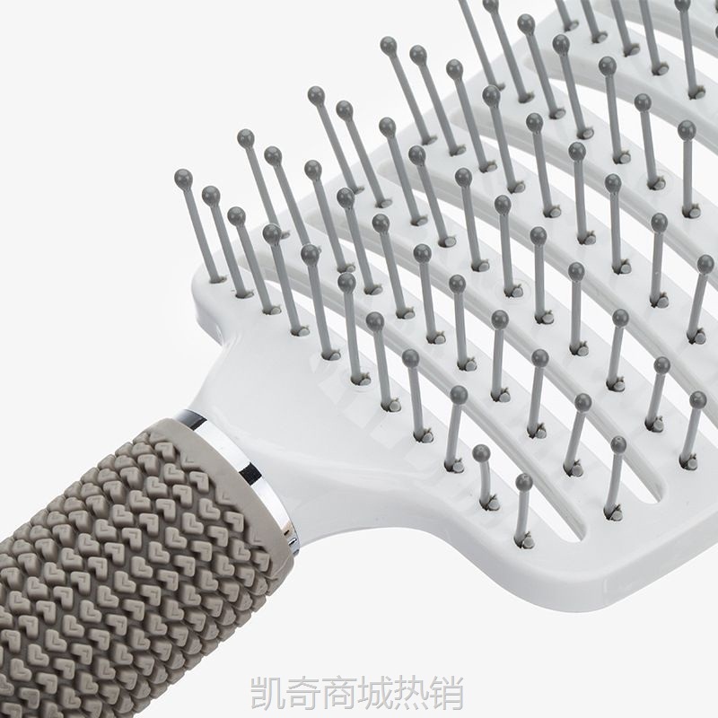 美发弧形顺发梳大弯梳大板梳化妆梳按摩梳排骨梳造型梳宽齿卷发梳