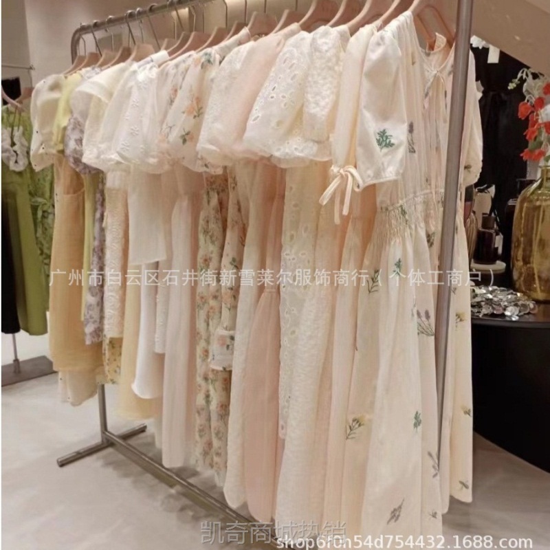 她/图撤柜女装尾货品牌折扣女装夏装女装批货lily连衣裙直播货源