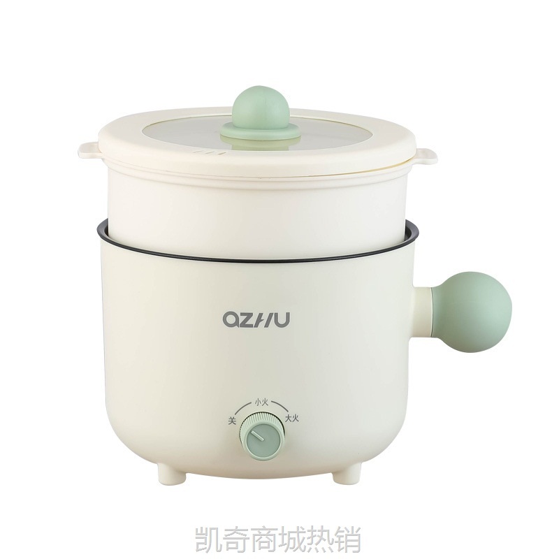 厂家直销多功能一体锅学生宿舍电火锅小功率电煮锅蒸锅家用煮面锅