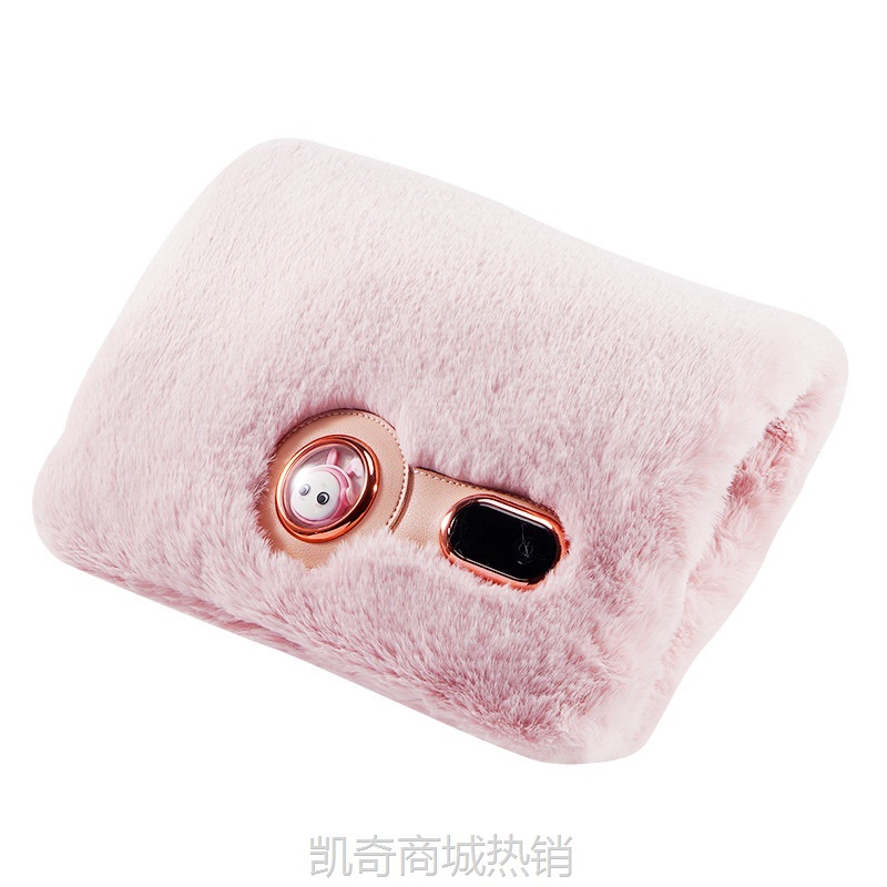 新款石墨烯暖手宝恒温加热usb充电暖宝数显无水便携暖手袋跨境代
