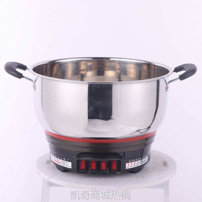 不锈钢电锅 电煮锅 电炒锅 一体式电火锅电蒸锅厂家多功能电热锅