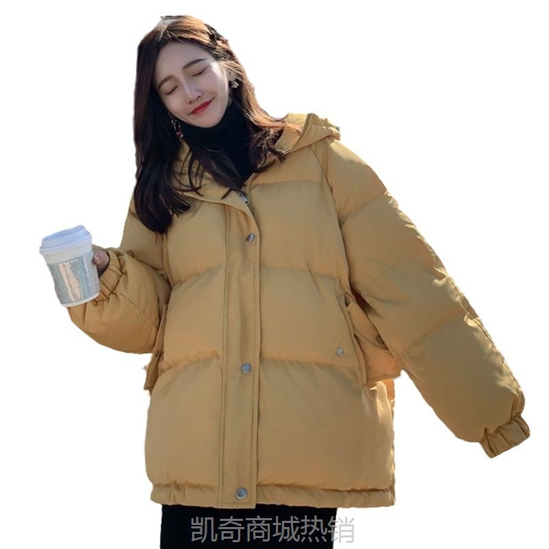 棉袄女潮ins冬季外套2023新款洋气学生面包服大码厚棉衣短款棉服