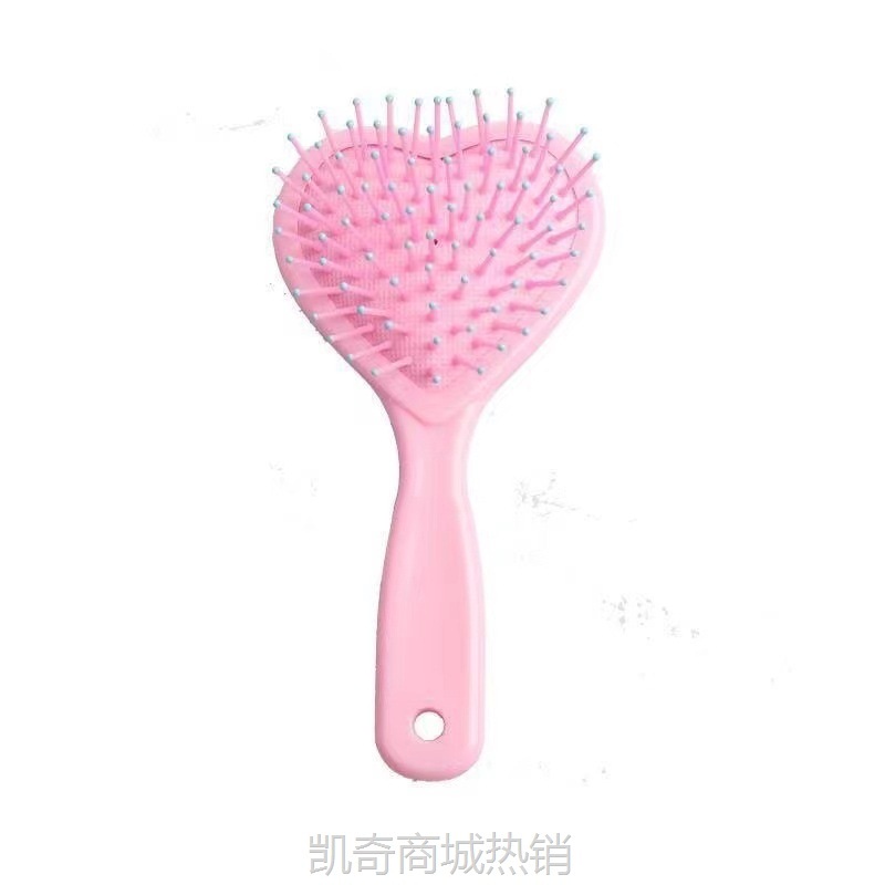 现货批发心形按摩梳 儿童气垫梳迷你爱心公主梳 小梳子创意美发梳