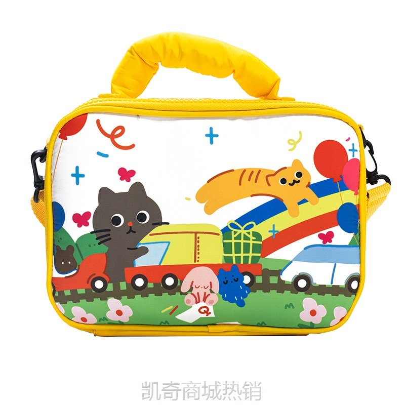博采乐园包丙烯马克笔芝士包可背提可挎速干叠色儿童绘画水彩笔包