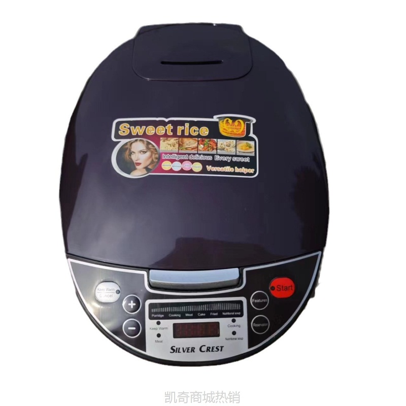SILVER CREST Rice cooker英文5L家用智能预约电饭煲工厂直销