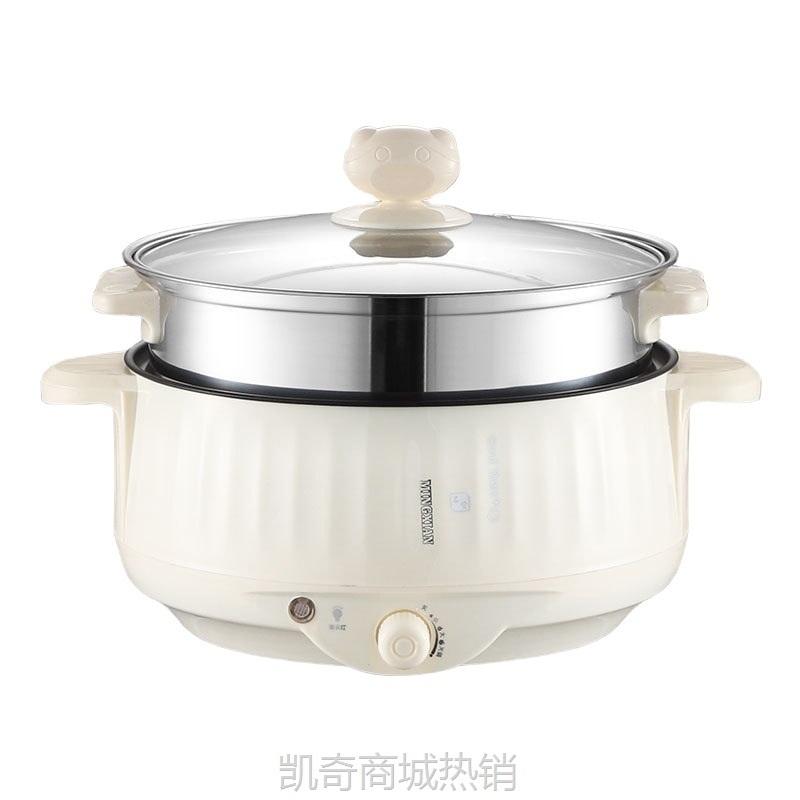 电煮锅家用电火锅一体锅电热锅多功能电饭锅电锅电炒锅小型家用锅
