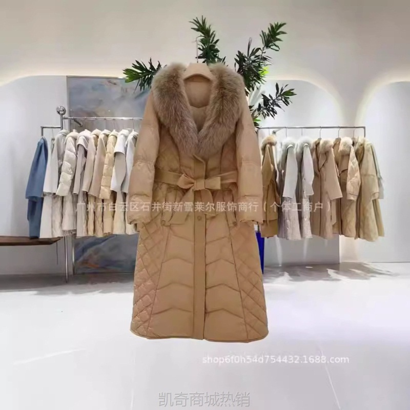 平湖羽绒服新国标95鹅绒服大牌女装专柜正品高端品牌撤柜女装剪标