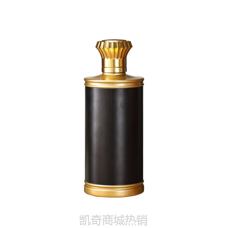 500ml酒瓶新款红黑创意一斤装白酒瓶空瓶高档书本盒包装婚宴酒瓶