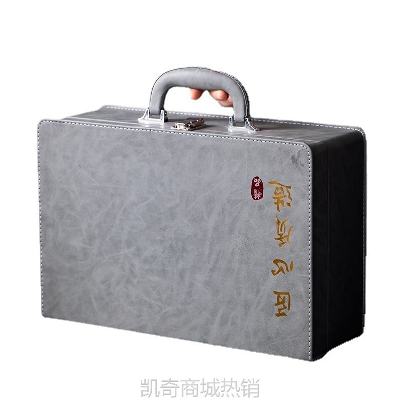 仿古玄纹景德镇青花盖碗茶杯柿柿三才碗不烫手小手绘单个薄胎茶具