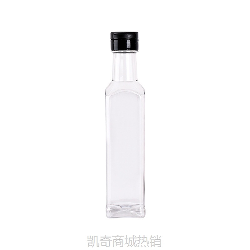 食品级PET方形塑料空油瓶酒壶山茶油酱油醋橄榄油瓶调味汁分装瓶