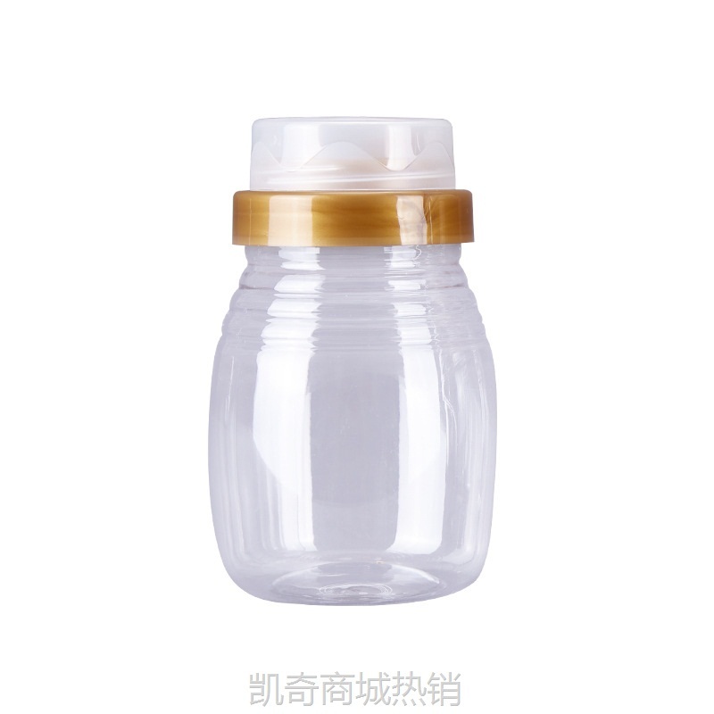 塑料蜂蜜瓶500g装回流口腌菜泡酒罐pet透明食品级1斤酱菜茶叶包装