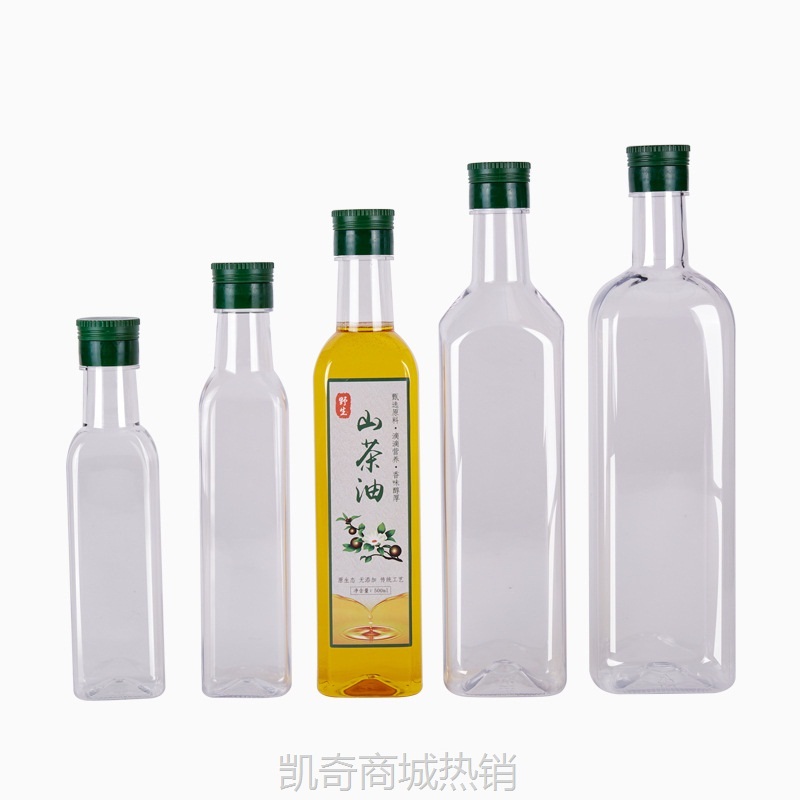 250ml塑料山茶油花生菜籽香油瓶塑料酒瓶 500ml油瓶塑料食用油瓶