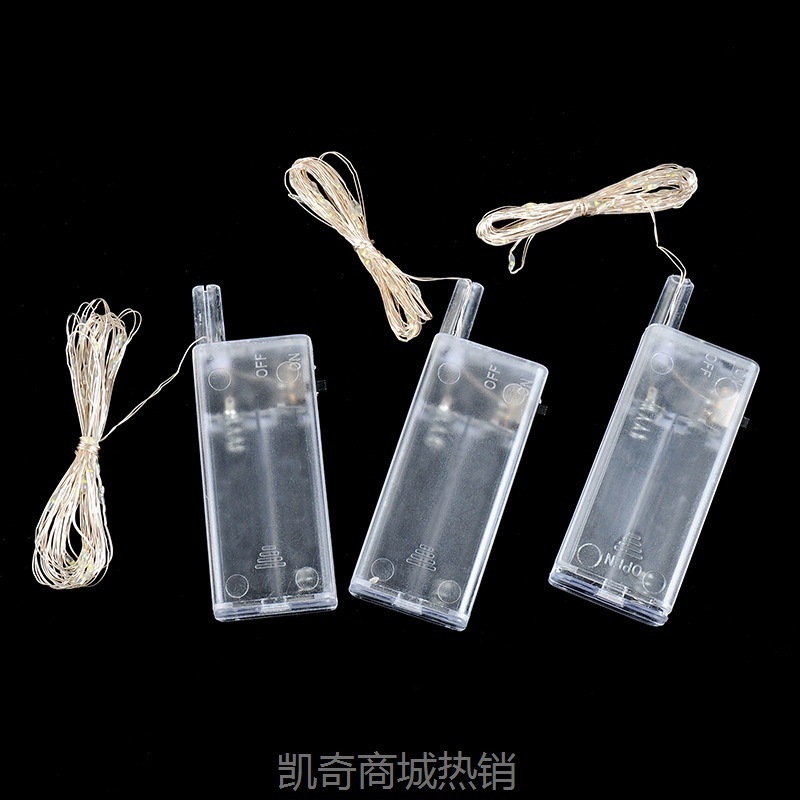 新款波波球米粒灯LED电池彩灯串生日派对婚房布置泡泡球串灯批发