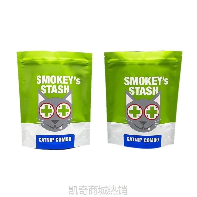 自立底塑料食品包装袋宠物零食密封袋跨境铝箔袋子猫狗食品包装袋