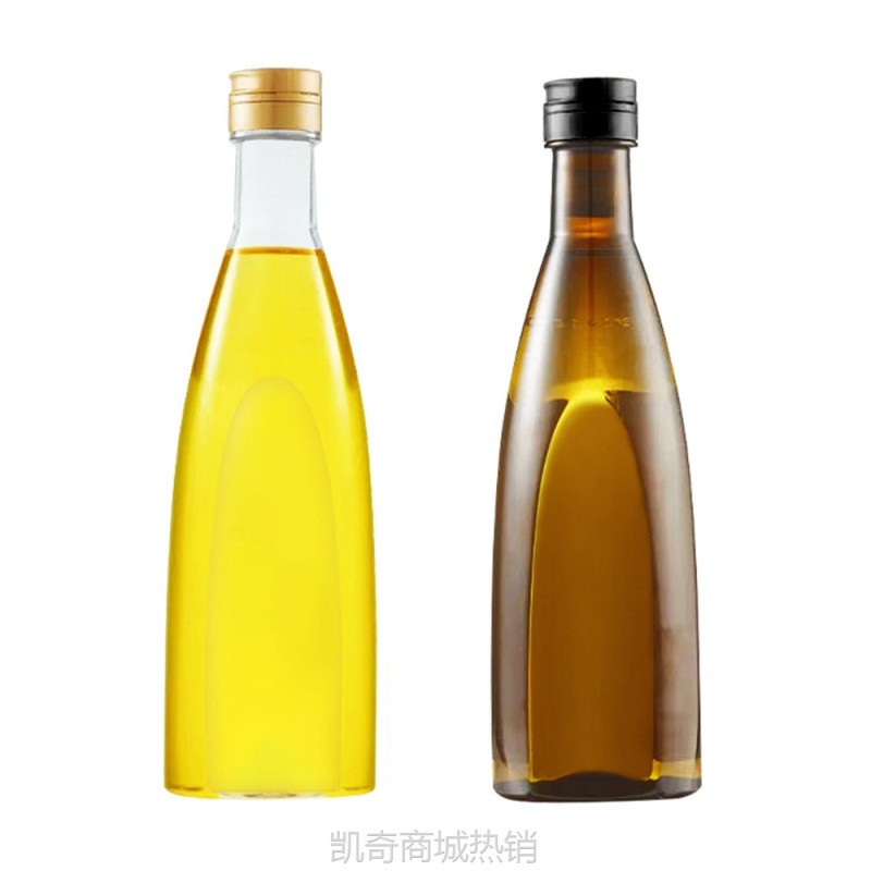 定制盒马同款500ml扁方瓶亚麻籽核桃油油瓶酱料调料瓶醋酒塑料瓶