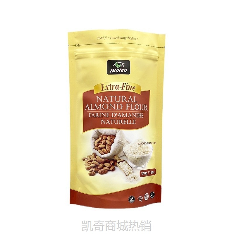 杏仁粉包装袋塑料复合膜铝箔包装袋自立自封奶粉豆粉拉链密封袋