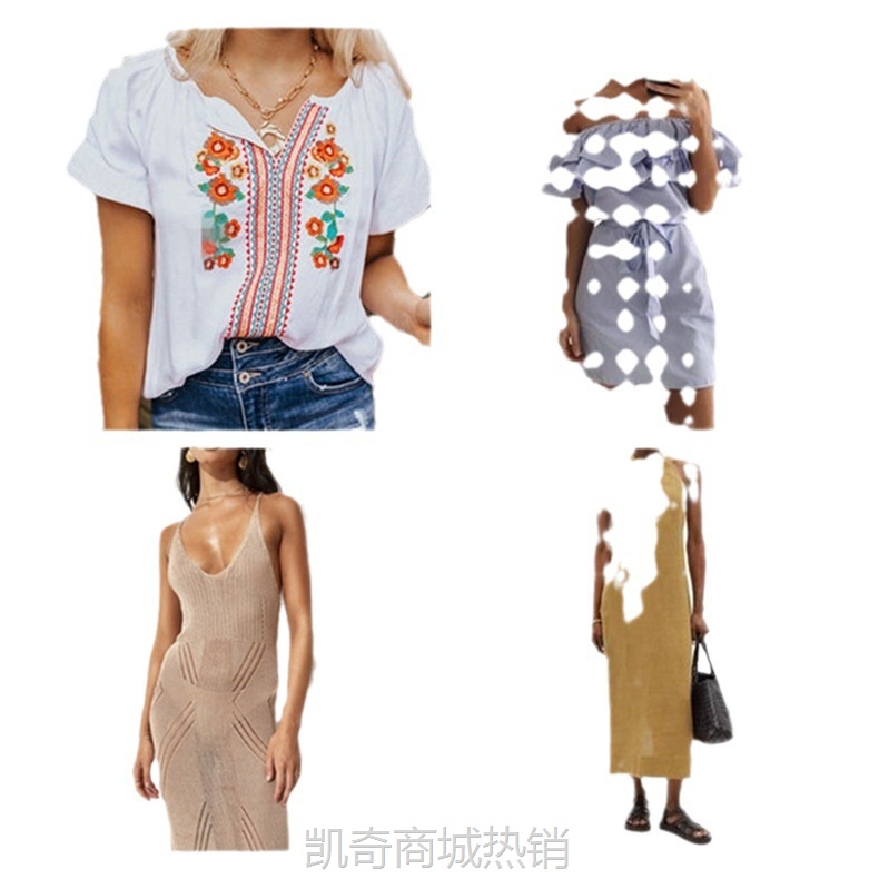 【♥首单0.1元♥】2023新款女装杂款包短袖背心针织衫sweater欧货针织衫女装服装批