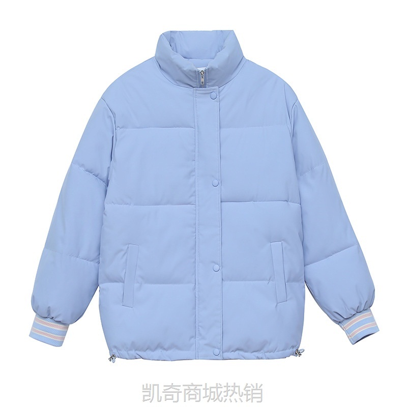 【♥首单0.1元♥】速卖通羽绒棉服2022冬季新款时尚立领保暖舒适气质螺纹袖口棉服女