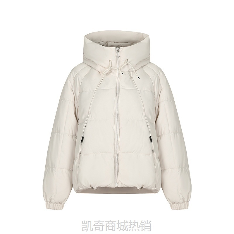 【♥首单0.1元♥】2024外贸新款欧美大码棉服女时尚韩版连帽保暖加厚休闲面包服外套