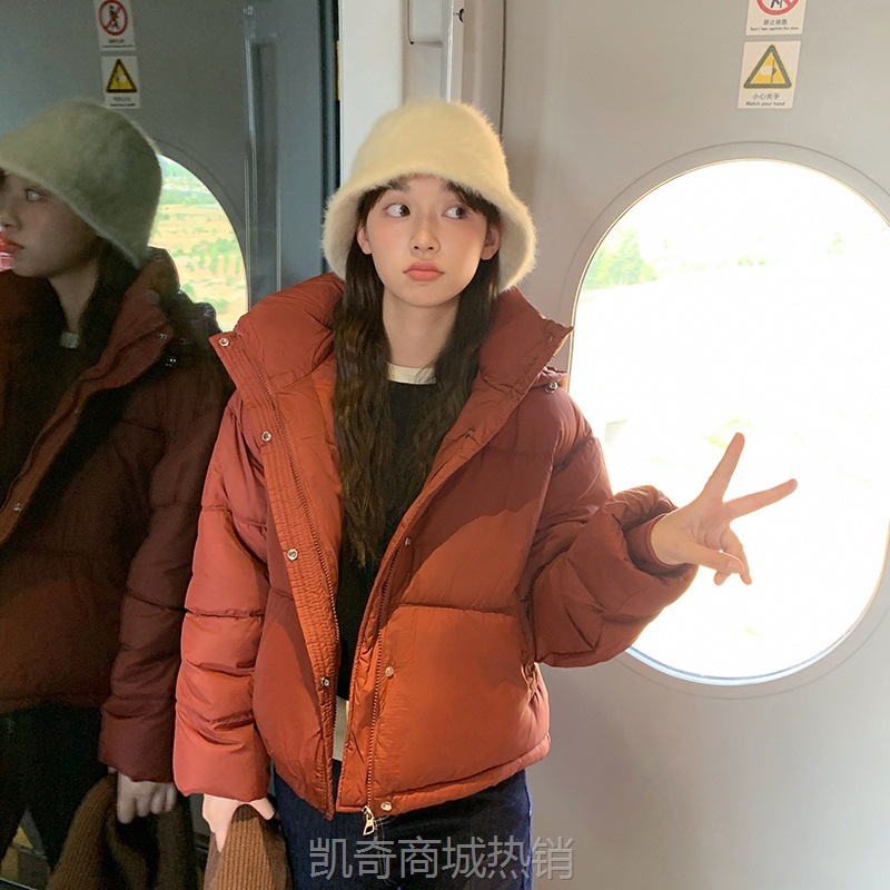 【♥首单0.1元♥】2024新款女士连帽棉服蓬松小个子百搭款加厚面包服羽绒棉时尚外套