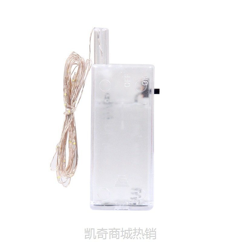 新款波波球米粒灯LED电池彩灯串生日派对婚房布置泡泡球串灯批发
