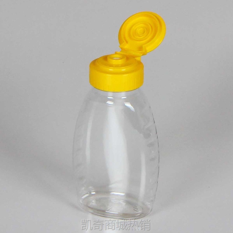 180ml塑料蜂蜜油瓶调味汁食品级便携式小容量尖嘴番茄果酱挤压瓶