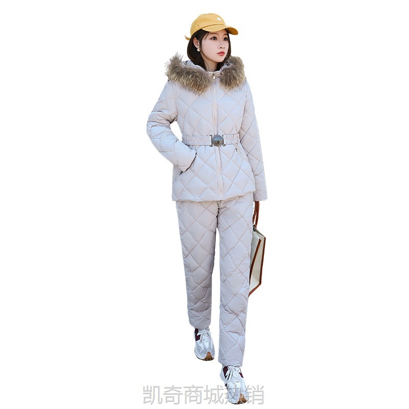 【♥首单0.1元♥】2022新款气质加厚外套女秋冬滑雪服连帽衫户外时尚连体衣保暖外套