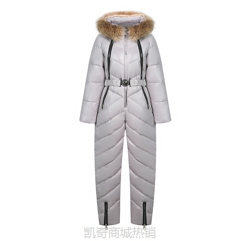 【♥首单0.1元♥】2022俄罗斯跨境冬外贸新款连体滑雪服女士连体棉服套装韩版户外服