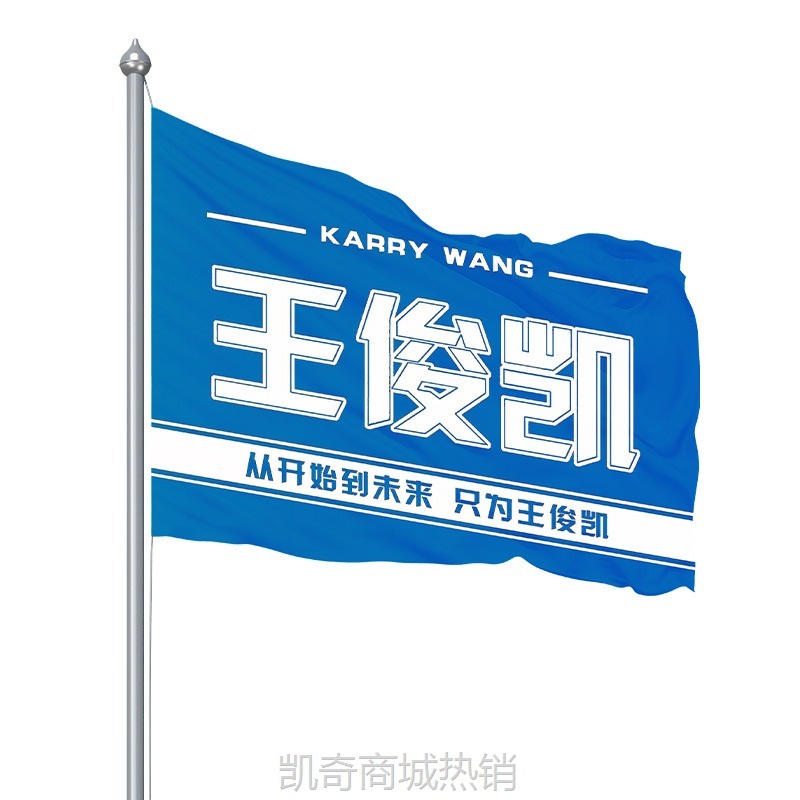 【首单1角】tfboys应援大旗演唱会横幅王源王俊凯易烊千玺旗子明星应援旗