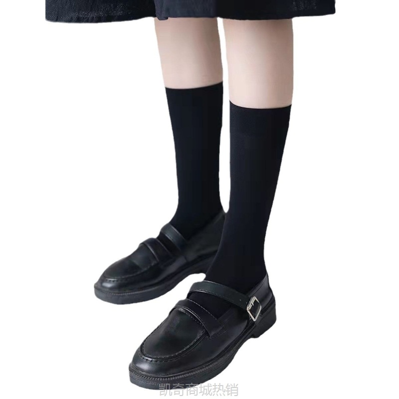 【首单1元】女士天鹅绒春夏秋小腿袜日韩系JK袜塑腿袜网红长筒袜三款尺码