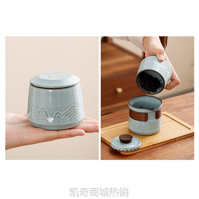 【首单1元】便携露营旅行茶具百福一壶三杯简约快客杯广告开业活动庆典伴手礼