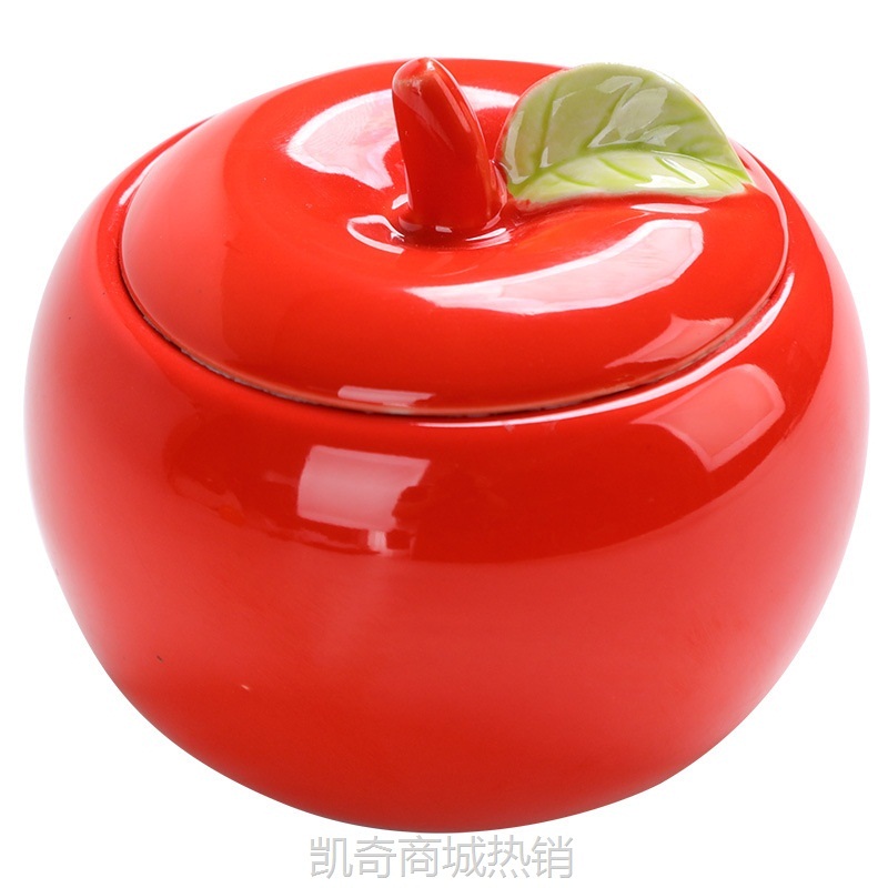 【首单1元】迷你密封罐创意圣诞苹果茶叶罐陶瓷跨境储物装饰品摆件礼品伴手礼