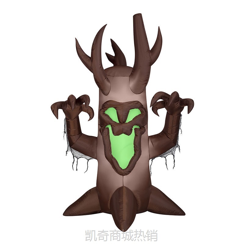 【首单1角】跨境直供亚马逊新款万圣节充气鬼树幽灵鬼人恐怖南瓜充气户外道具