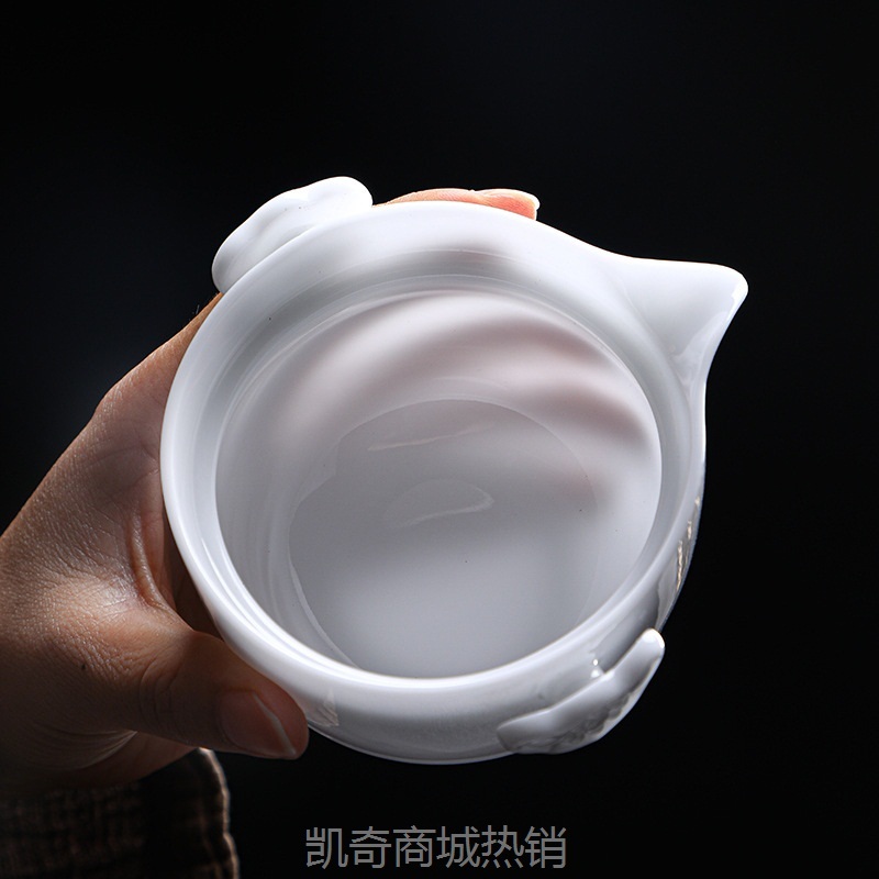 【首单1元】户外功夫茶具泡茶杯冰种快客杯一壶三杯公司礼品logo便携旅行茶具
