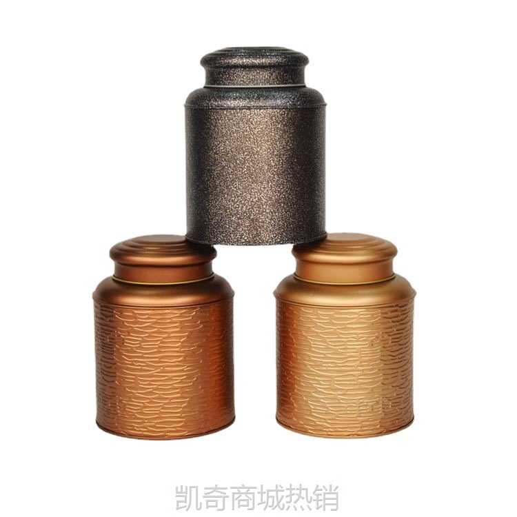 【♥首单1元♥】新款 112新工艺设计古铜色高质量圆罐 厂家大量现货批发直销