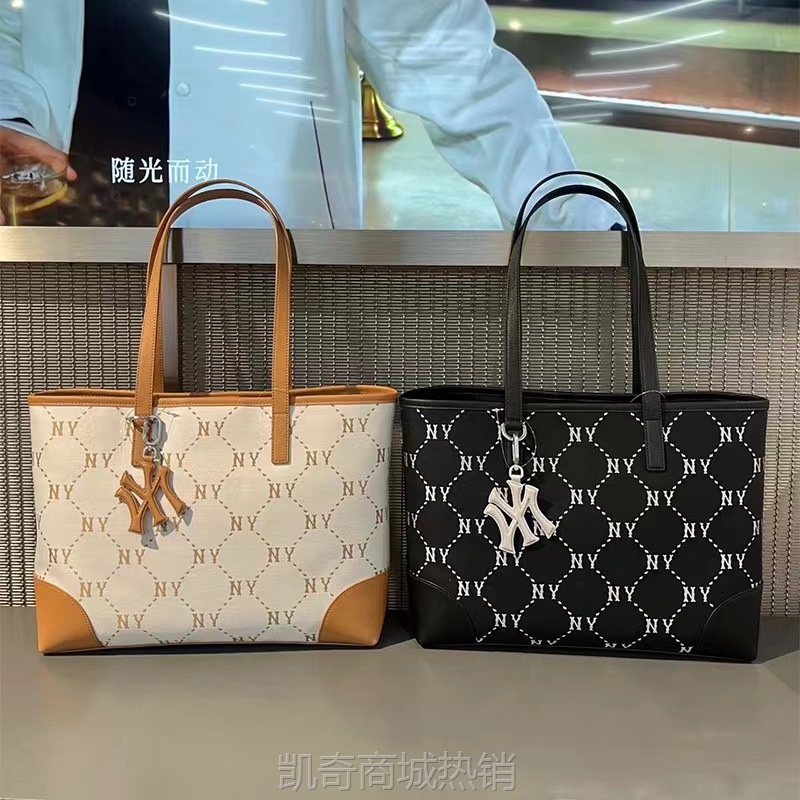 【♥首单3元♥】MLB托特包2024韩国大pai爆款大容量简约时尚运动百搭单肩手提女包
