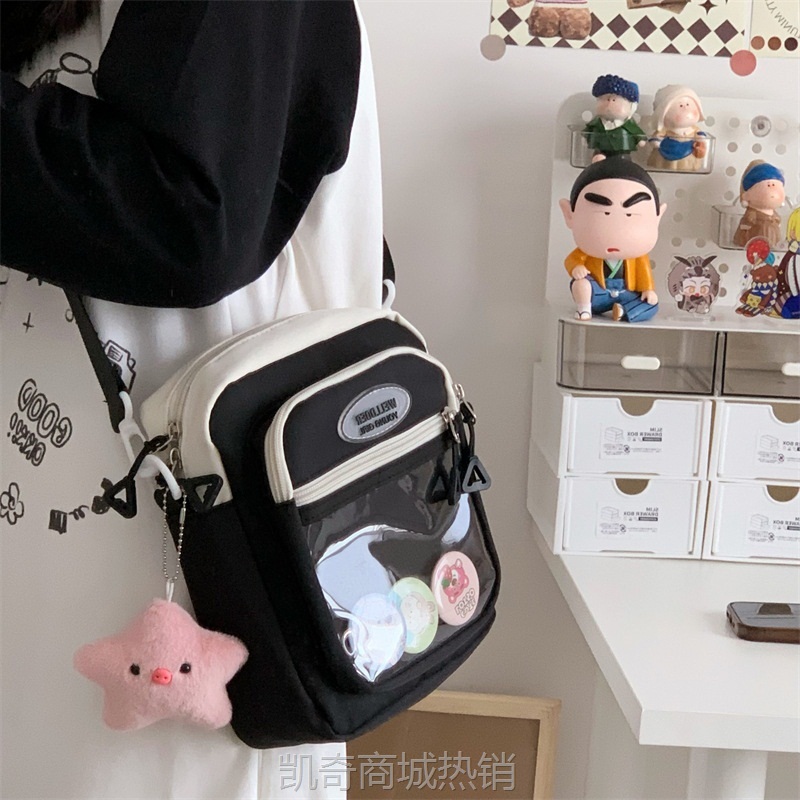 【♥首单3元♥】透明谷子痛包ins小包斜挎包少女小挎包潮学生背包漫展个性手机包