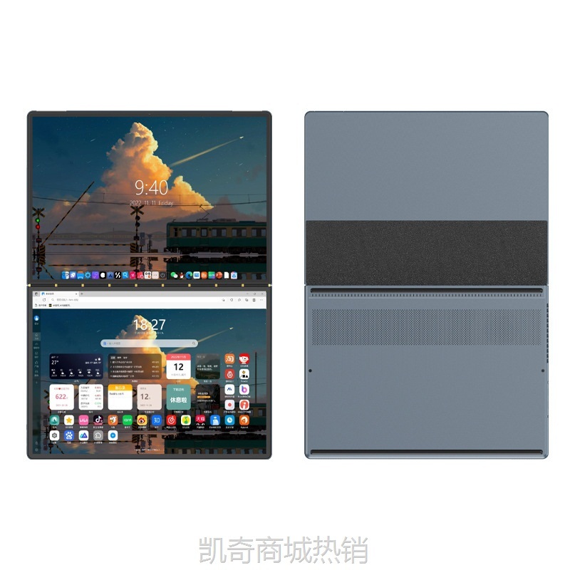 【首单399】新款13.5寸2.5K双屏笔记本双屏触控笔记本手写笔记本商务办公笔记