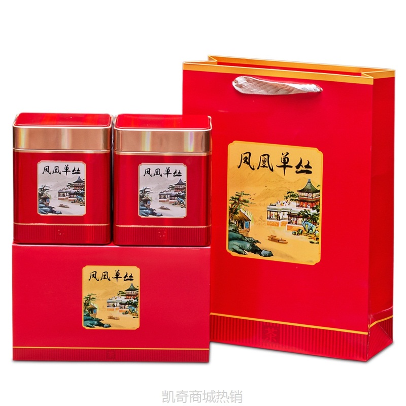 【♥首单1元♥】茶叶罐通用方形铁罐散茶装大红袍凤凰单丛岩茶蜜兰香鸭屎香4合1罐