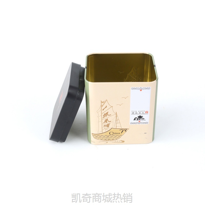 【♥首单1元♥】【加工定制】茶叶铁罐批发 杭州龙井茶叶包装盒 密封储存茶叶罐子