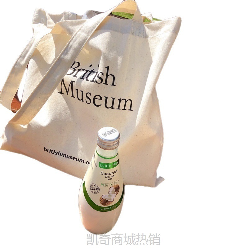 【♥首单3元♥】ins复古购物袋帆布包学生单肩包手提包chic商用帆布袋韩国ulzzan