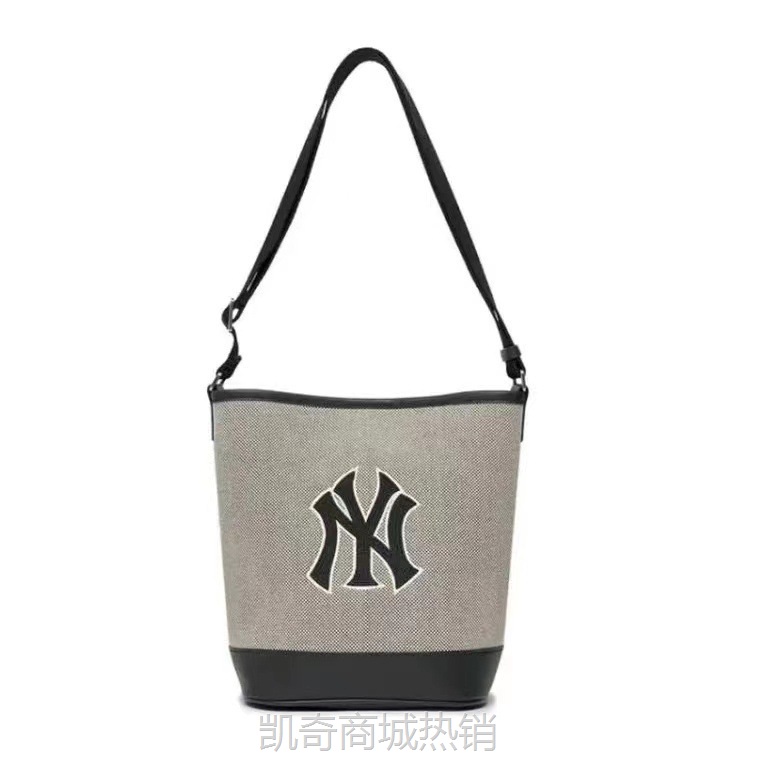 【♥首单3元♥】mlb水桶包网红爆款2024新款NY经典刺绣通勤百搭单肩托特包斜挎包