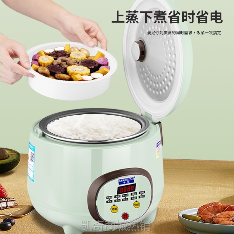 【♥首单9元♥】正半球电饭煲家用迷你小型1-2-3-4人5-6多功能智能预约饭锅跨境