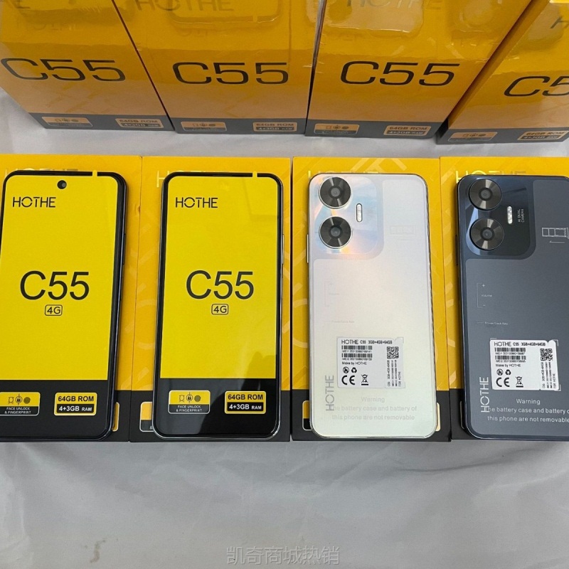 【♥首单8元♥】C55 跨境电商热销智能手机安卓4G手机现货smart phone新款64GB大