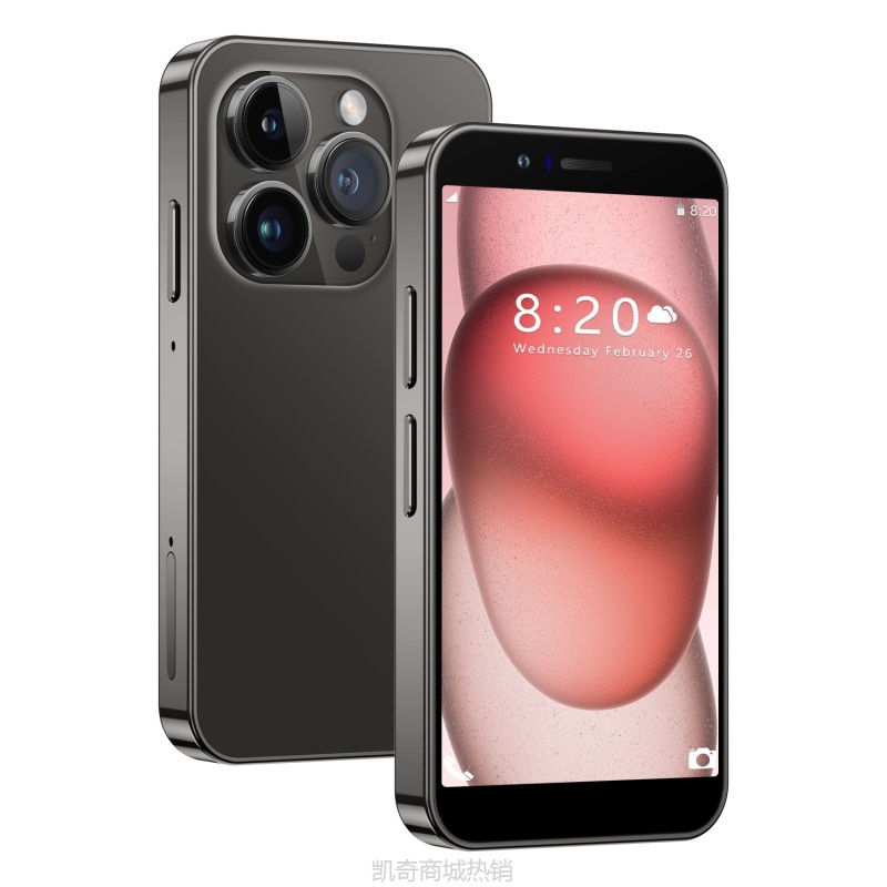 【♥首单8元♥】跨境迷你i15 Pro智能手机3.5寸2+16GB，2+5MP,,3G网络，海外版本