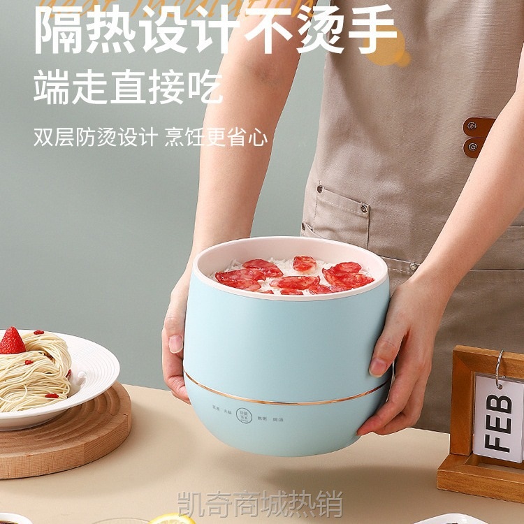 【♥首单9元♥】迷你电饭锅家用多功能煮粥煲汤小火锅便携式电饭煲学生网红锅跨境
