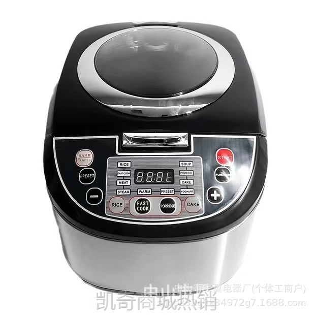【♥首单9元♥】跨境5L电饭煲可透视rice cooker铝胆厂家直销多功能智能电饭煲