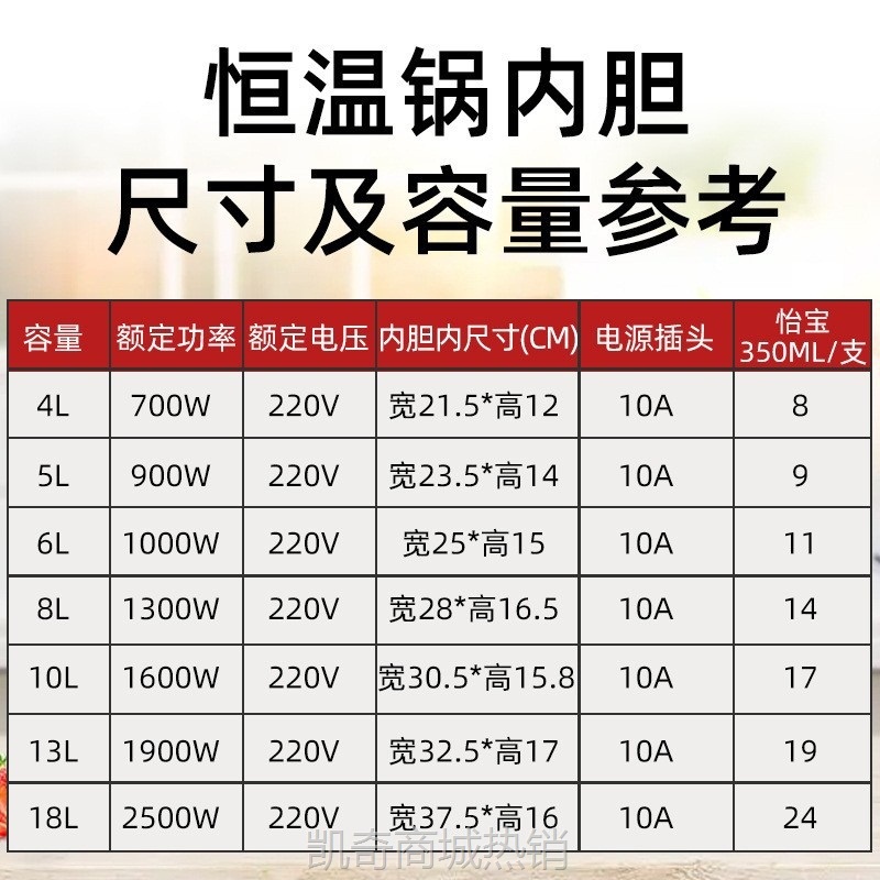 【♥首单9元♥】批发恒温锅热饮料牛奶大电饭煲茶叶蛋加热保温电饭锅40-55度LOGO